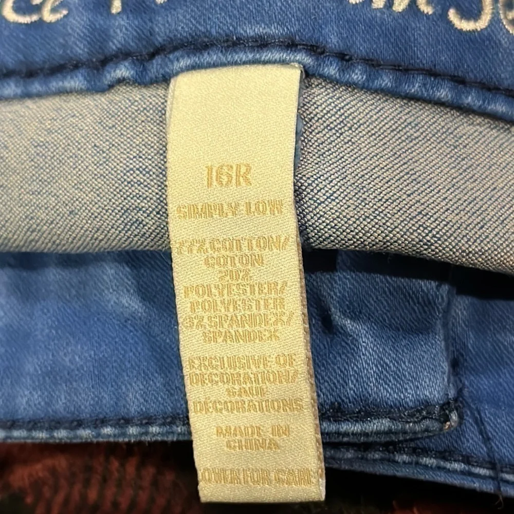 JUSTICE size 16R jeans